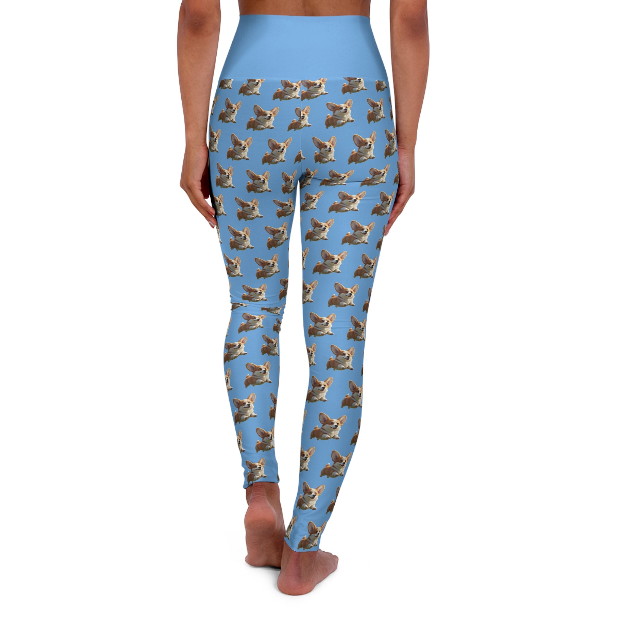 Corgi High-Waist Yoga Leggings