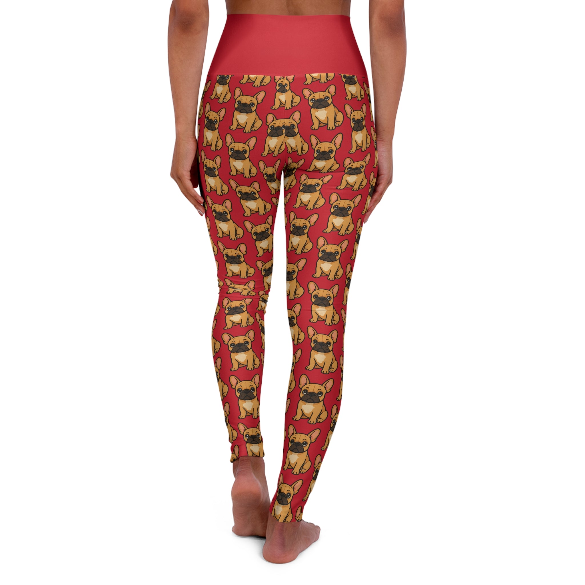 French Bulldog High-Waist Yoga Leggings