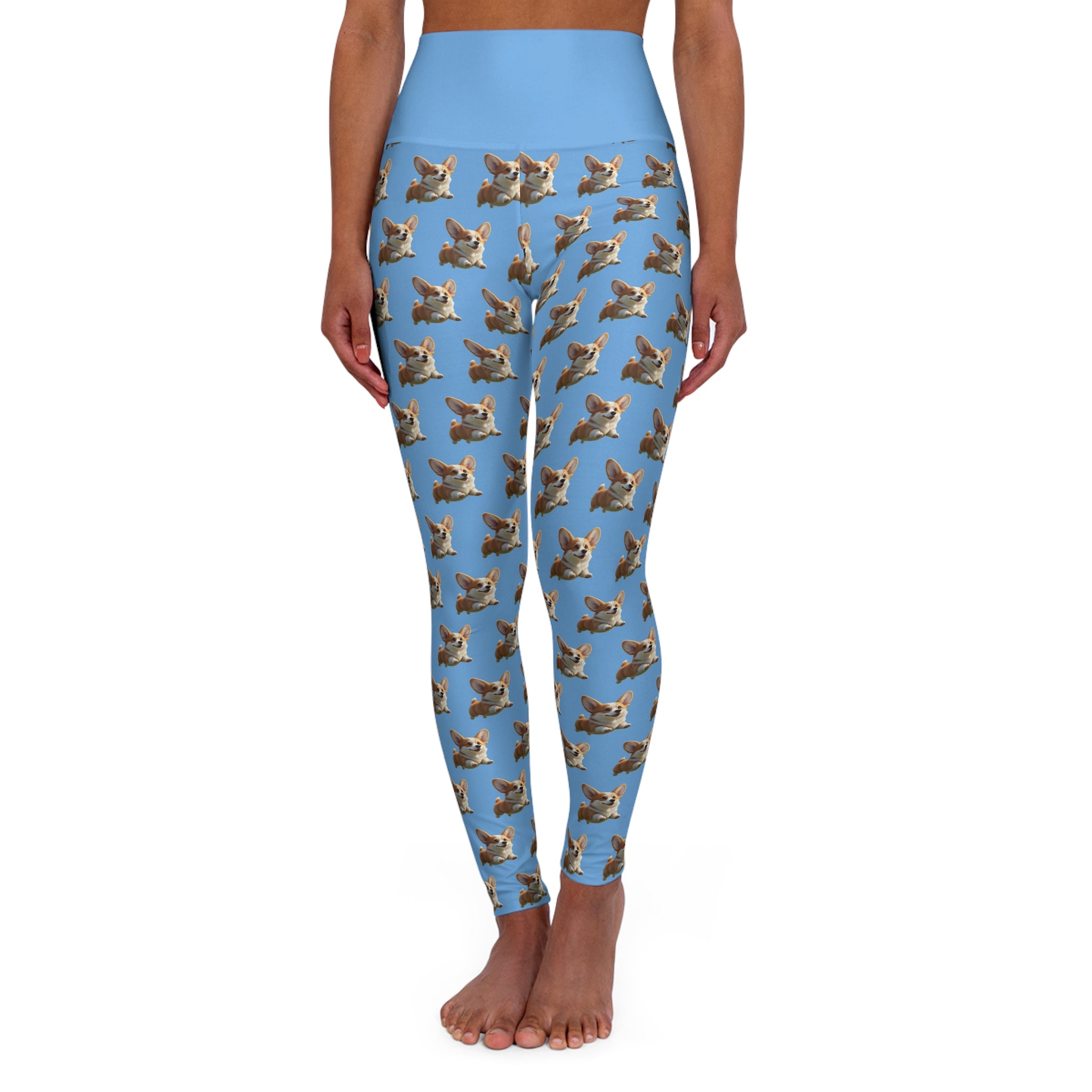 Corgi High-Waist Yoga Leggings