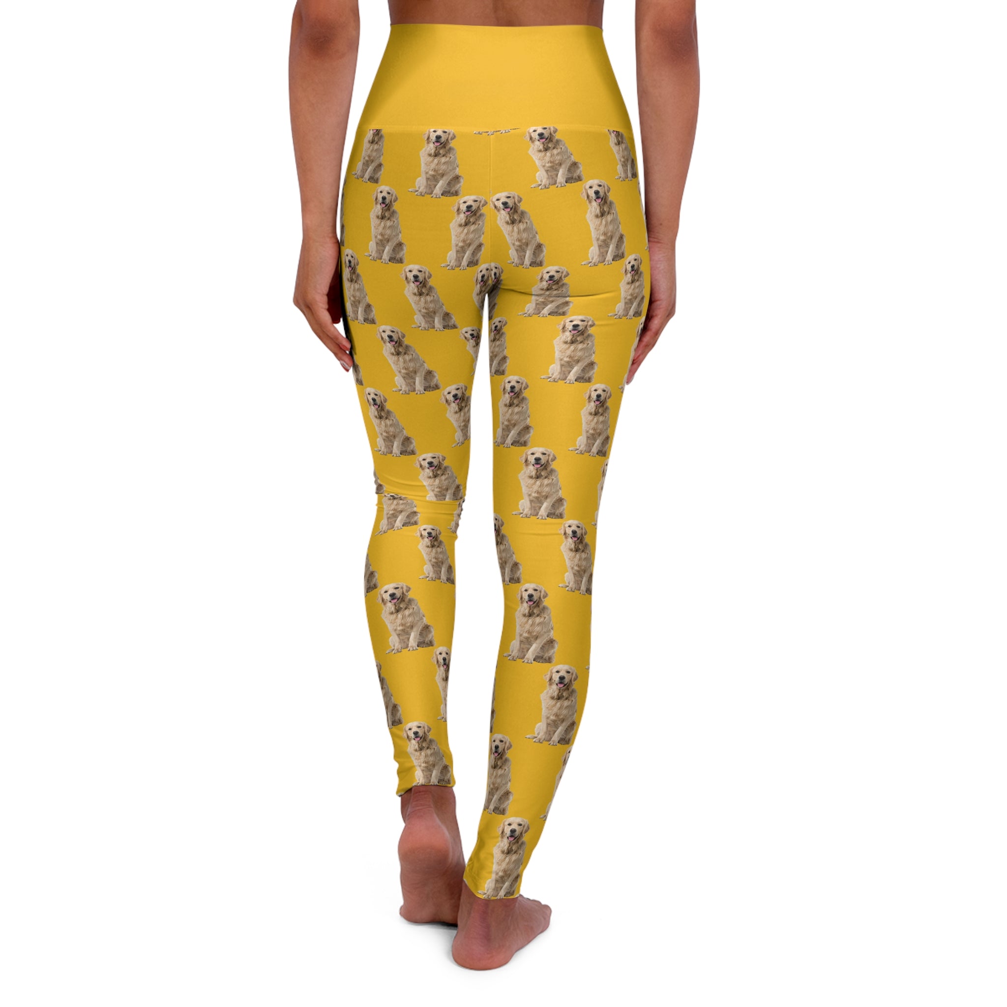 Personalized High-Waist Yoga Leggings (Photo Upload)