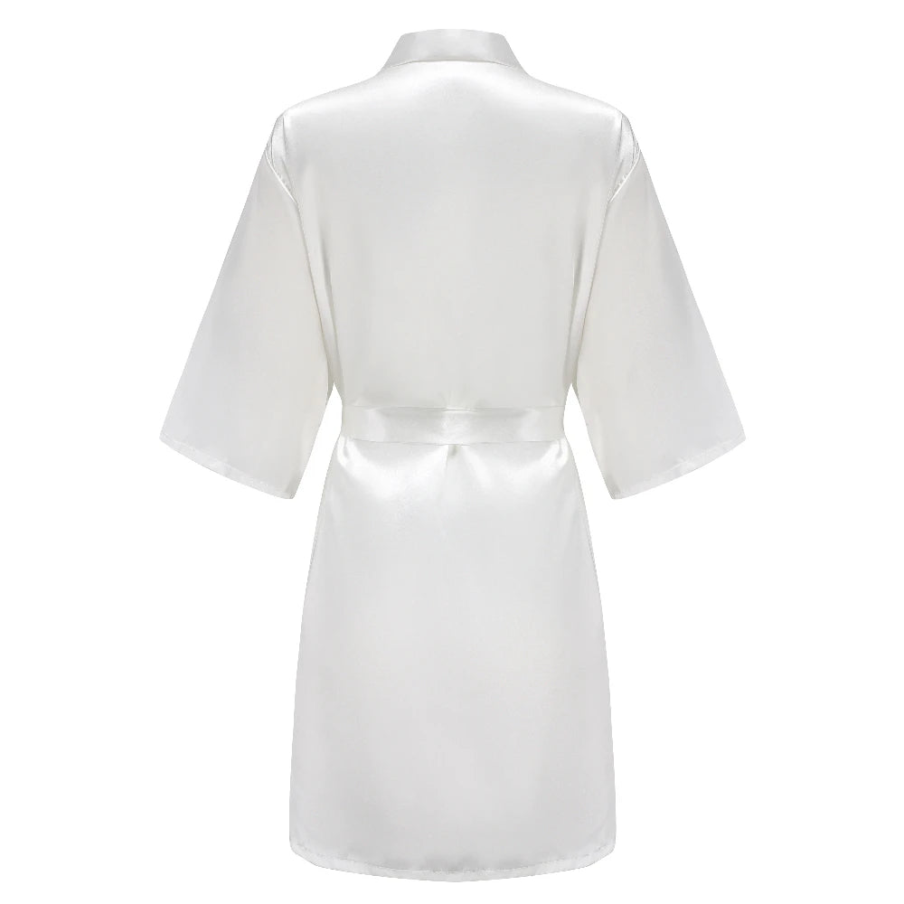 Satin Robes Wedding