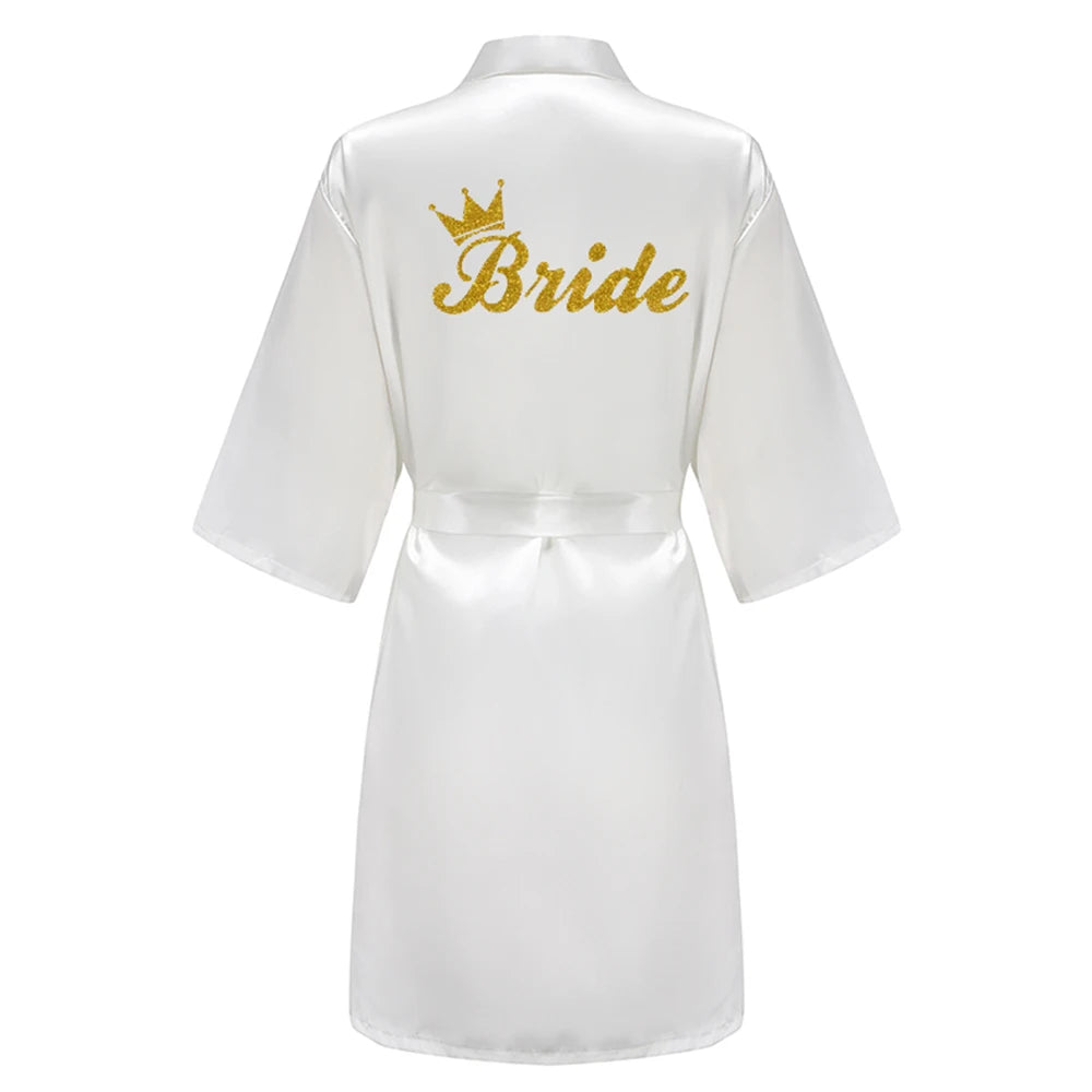 Satin Robes Wedding