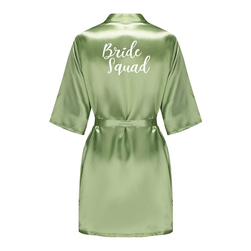 Satin Robes Wedding