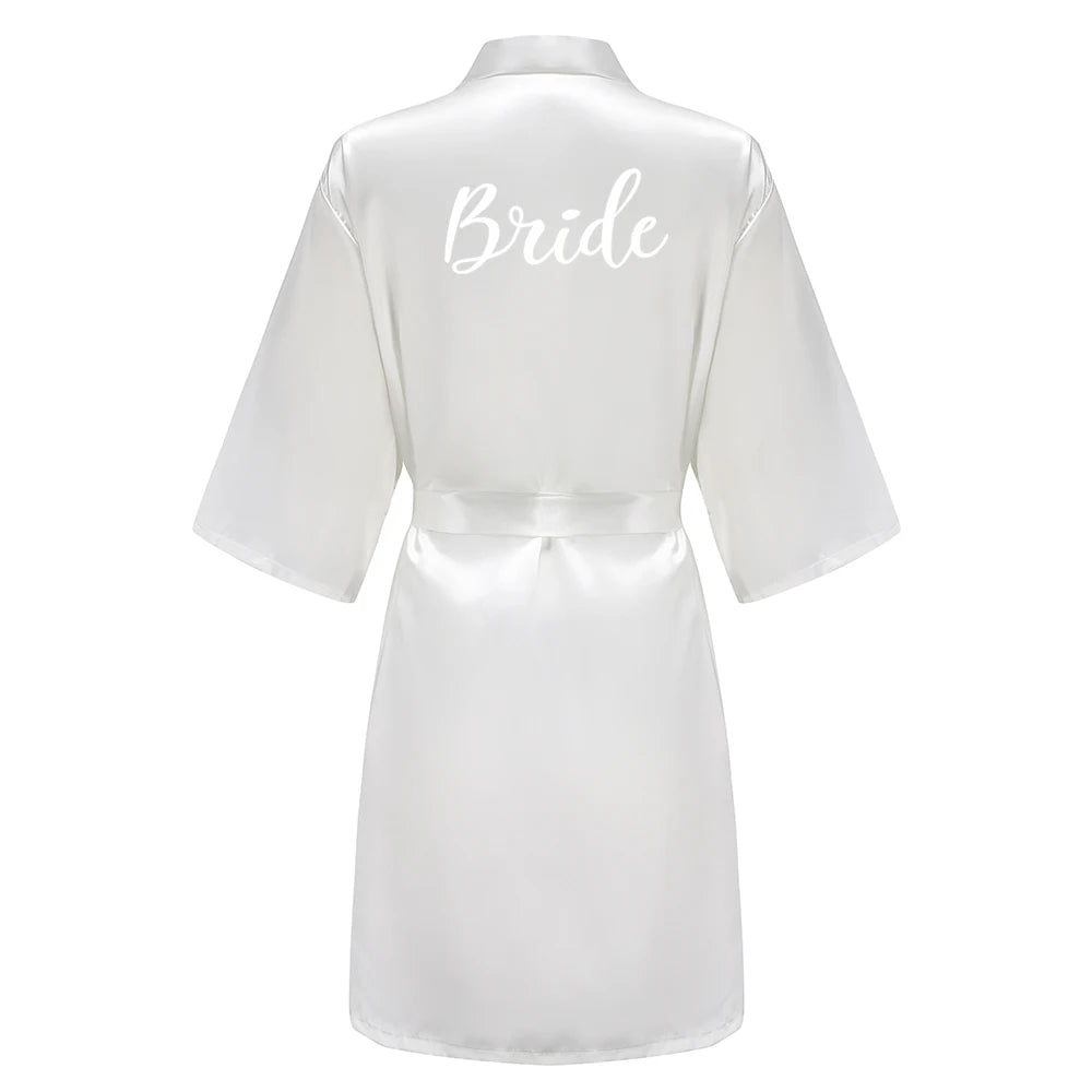 Satin Robes Wedding
