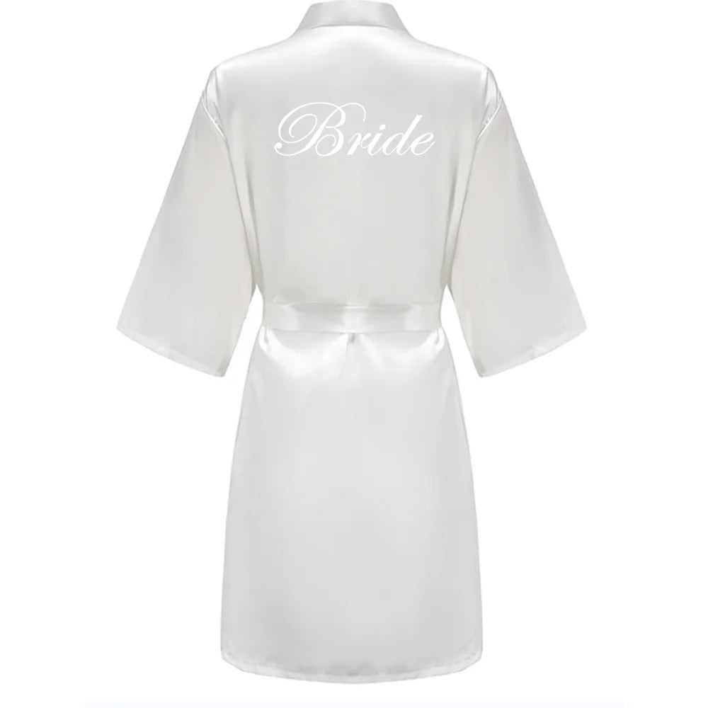Satin Robes Wedding