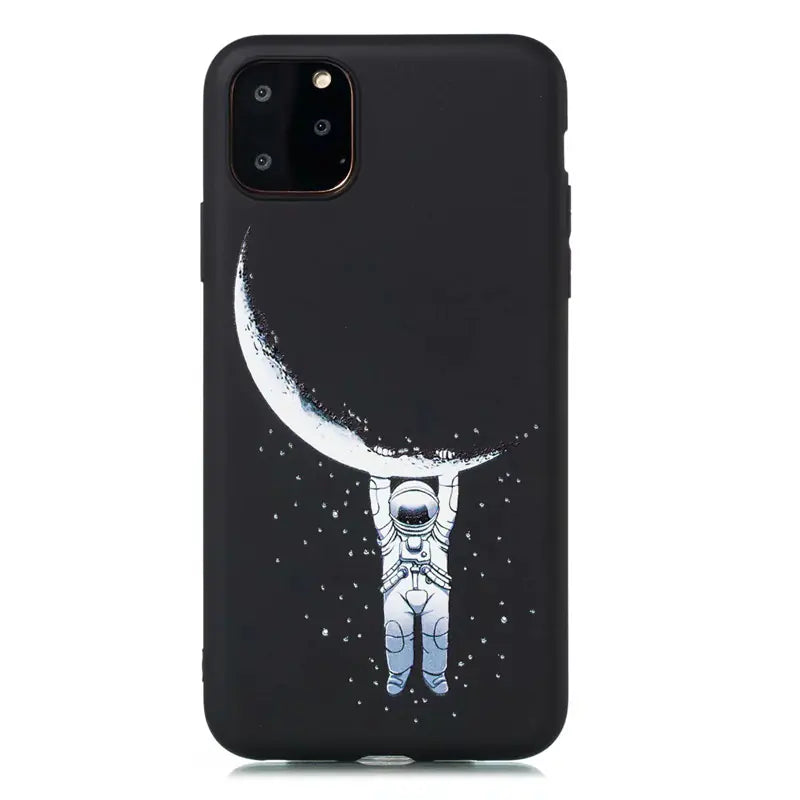 Astronaut Starry Moon Phone Case